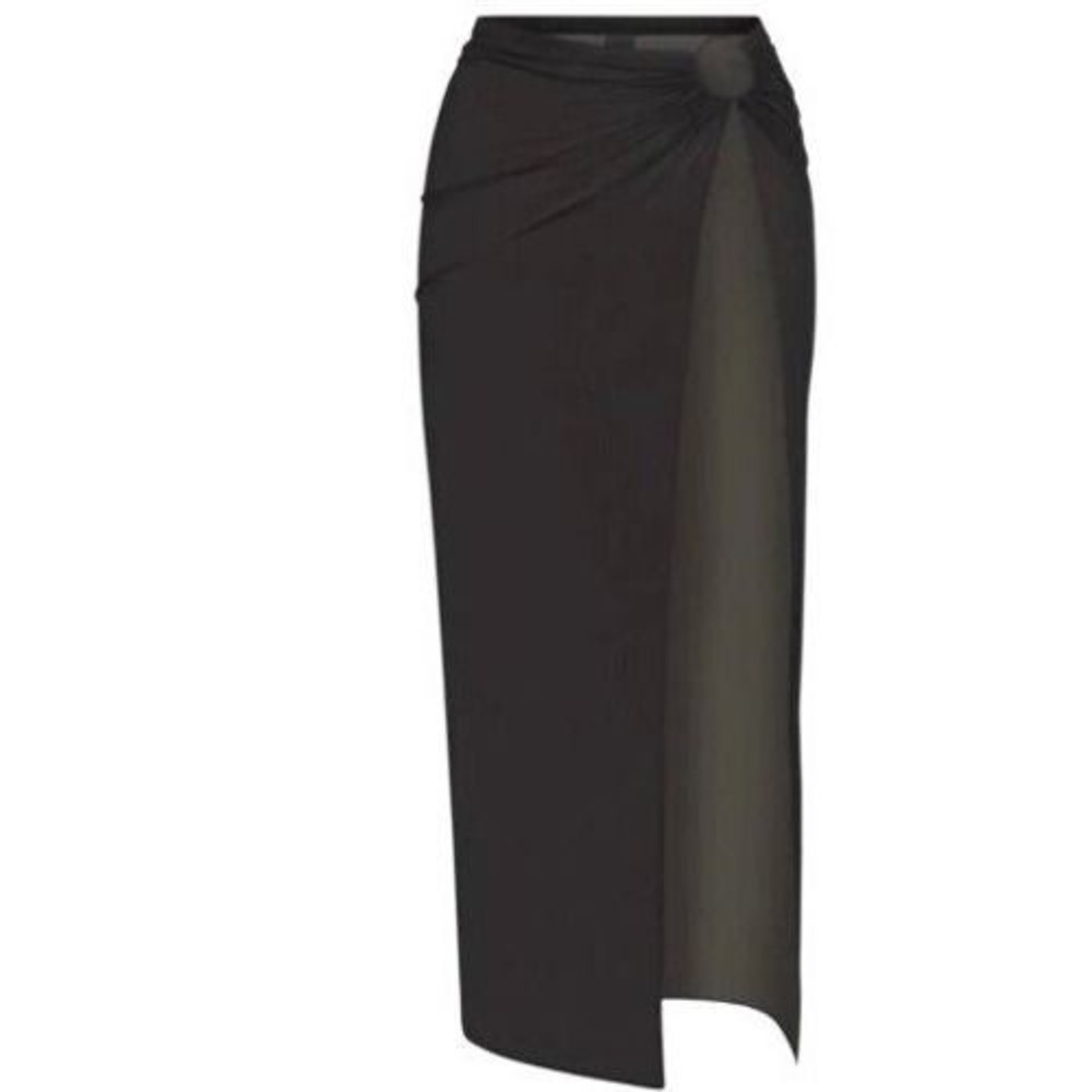 Skims Mesh Cover UPs Sarong Shirt CU-SAR-2825 Onyx‎ 4X